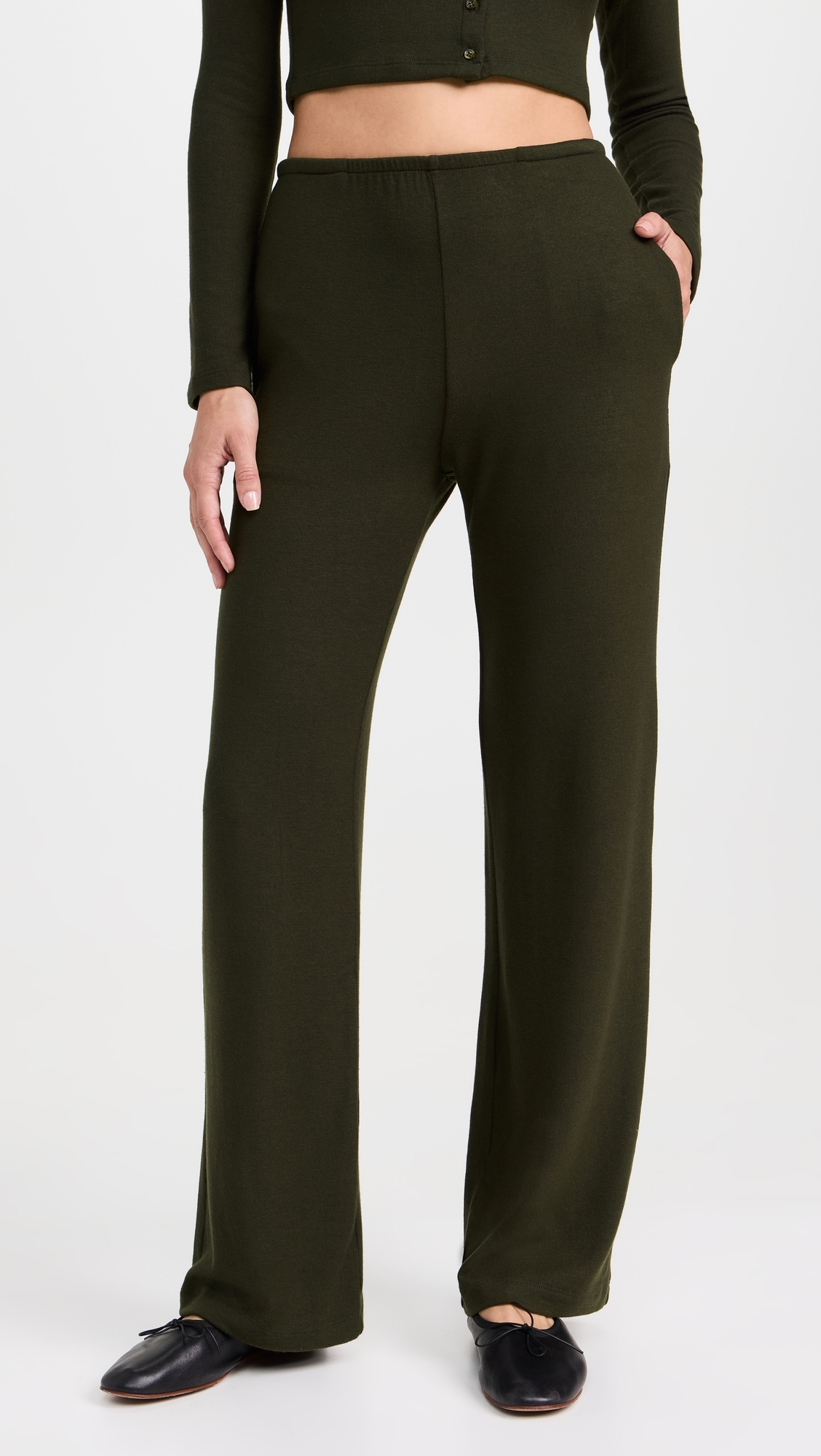 Lauren Pocket Pants Moss