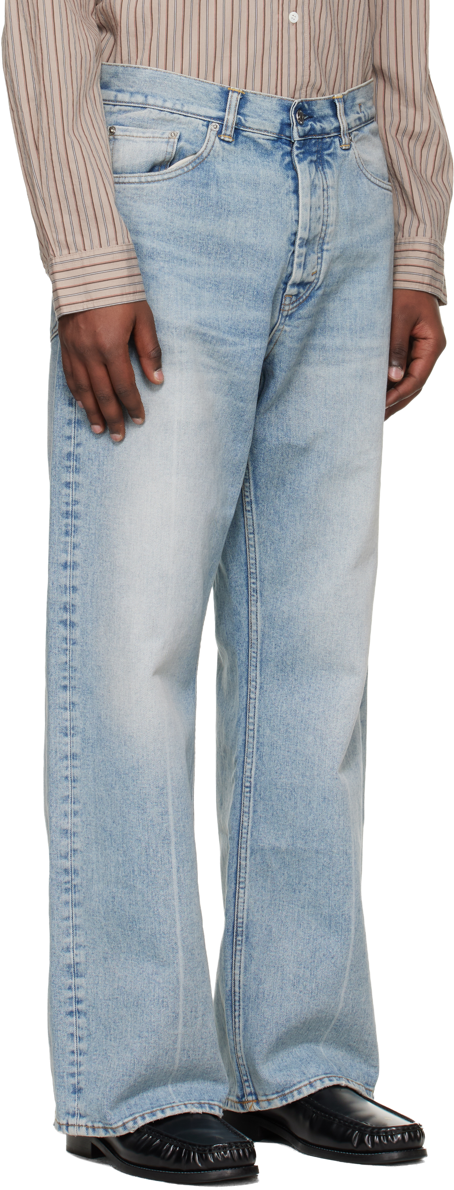 Blue Loose-Fit Jeans