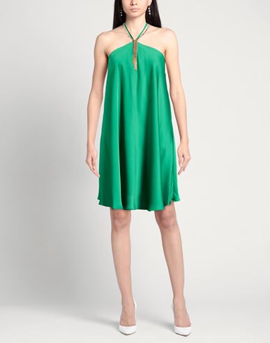 Woman Mini dress Green Size XS Polyester