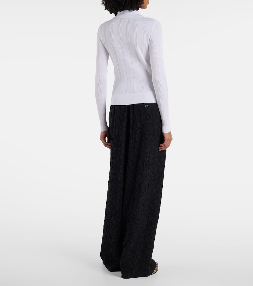 Touria cotton polo sweater