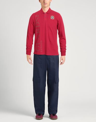 Guards Polo Club Man Polo shirt Brick Size M Cotton, Elastane