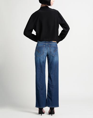 Woman Jeans Blue Size 26 Cotton, Elastane