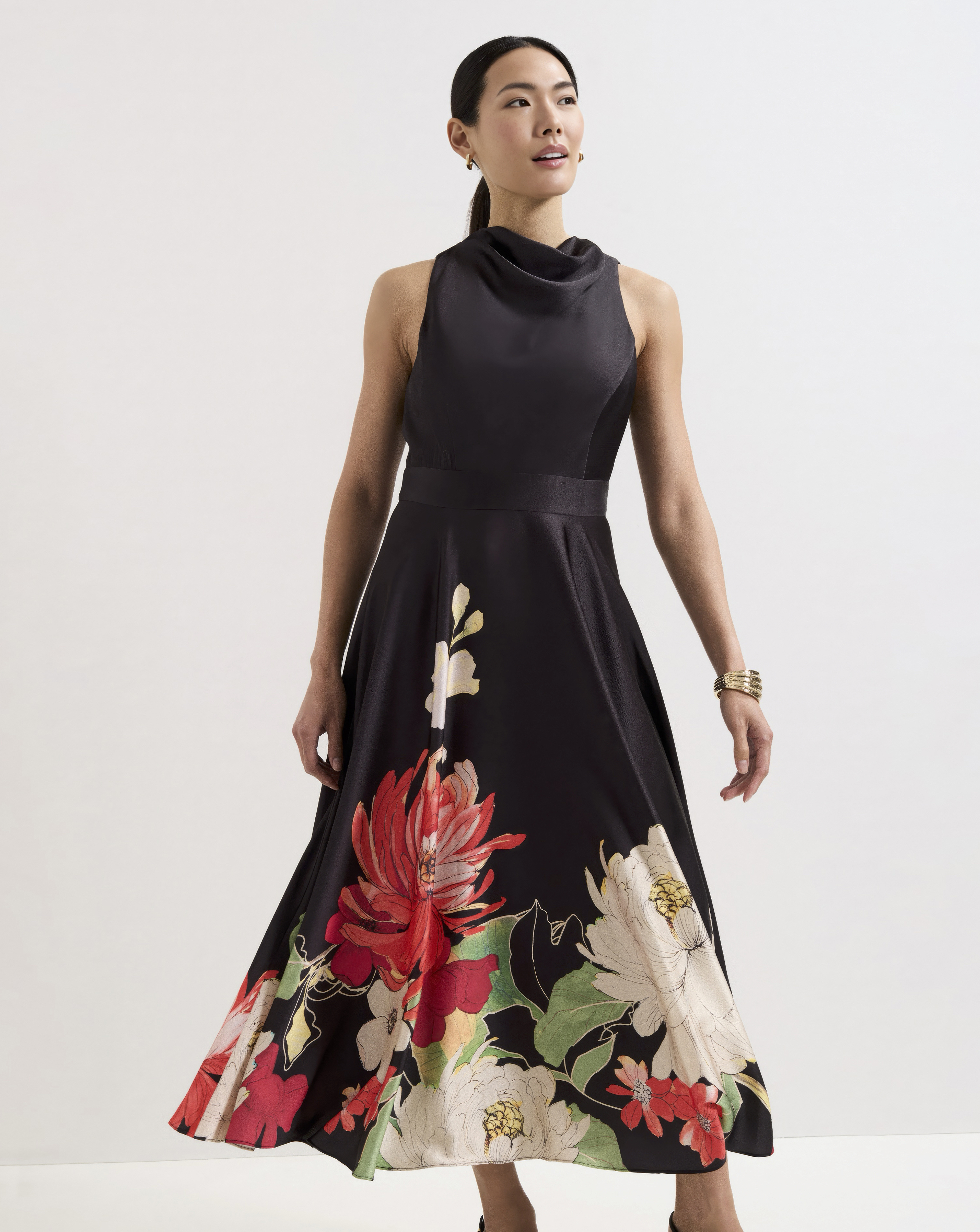 Phase Eight Cheryl Satin Midi Dre