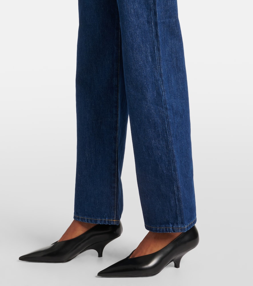 Linn high-rise wide-leg pants