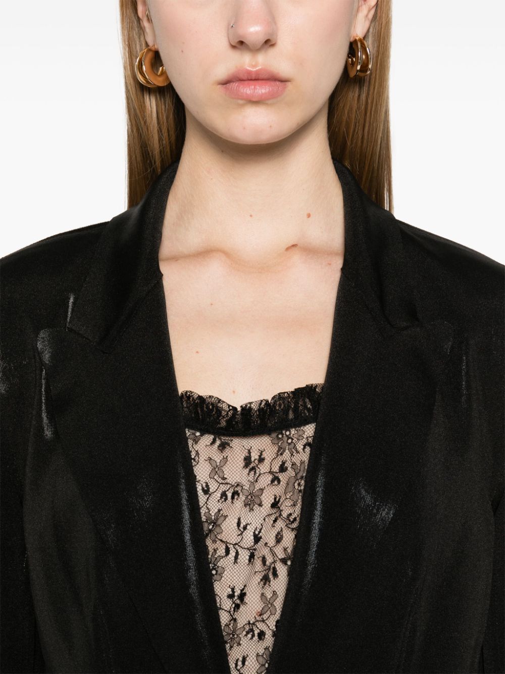 Single-breasted jacket - Black