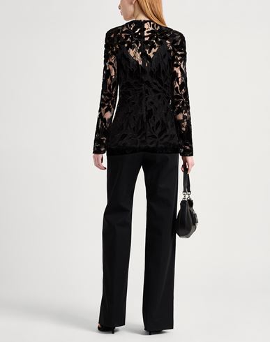 Woman Top Black Size 8 Polyester