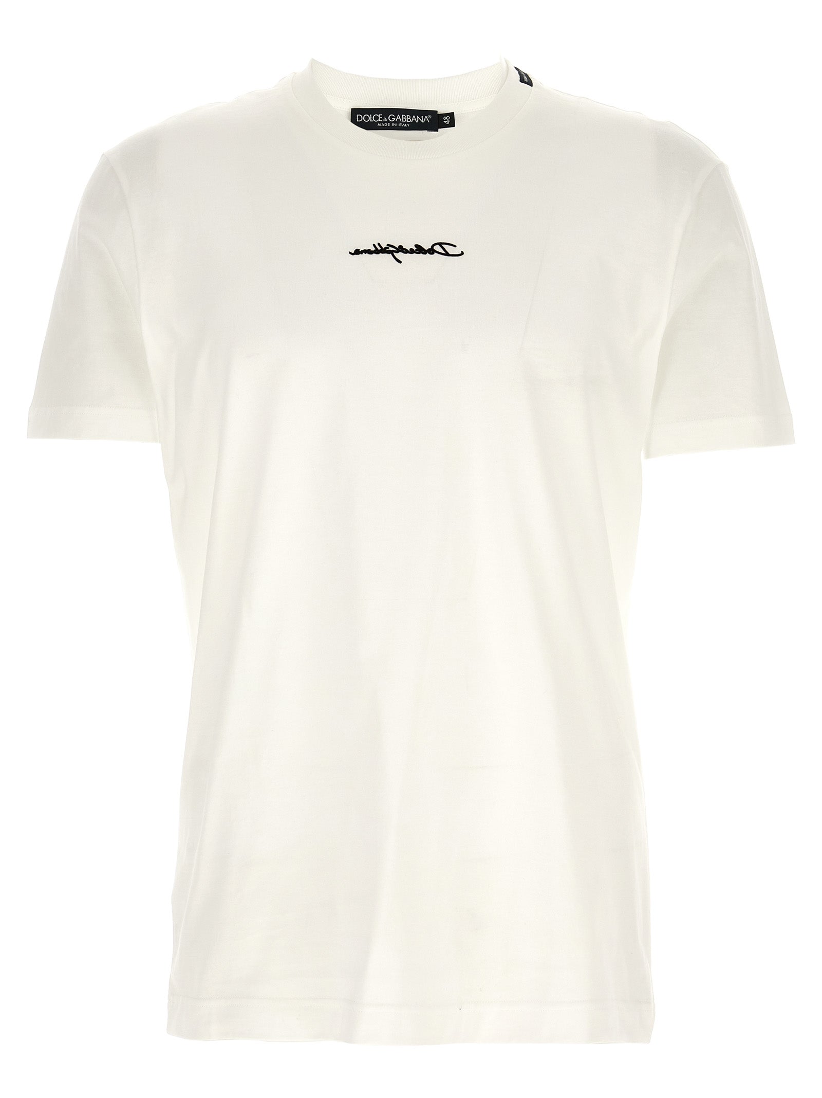 Logo-Embroidered Cotton T-Shirt — White