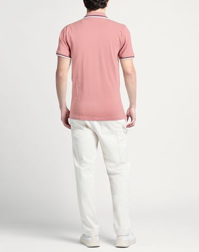 Man Polo shirt Antique rose Size M Cotton
