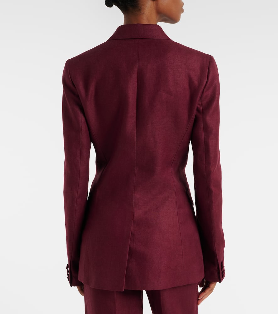 Angela linen twill blazer