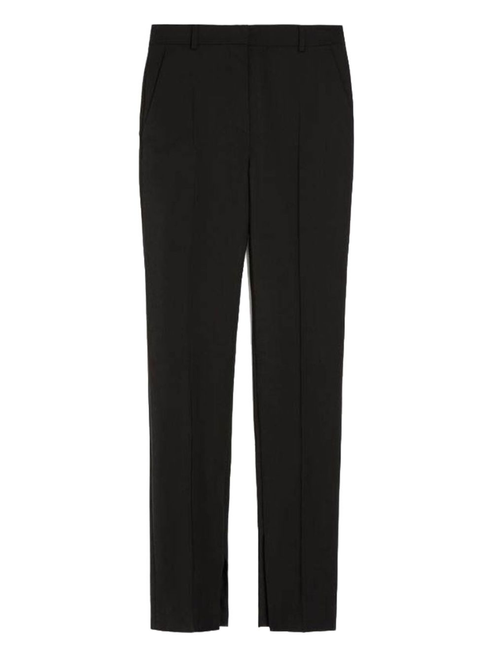 Sportmax side-slit trousers - Black