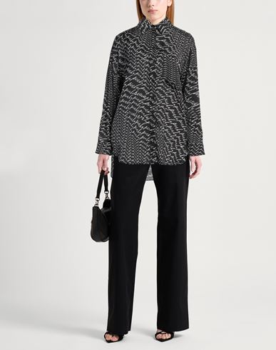 Pinko Woman Shirt Black Size 2 Viscose
