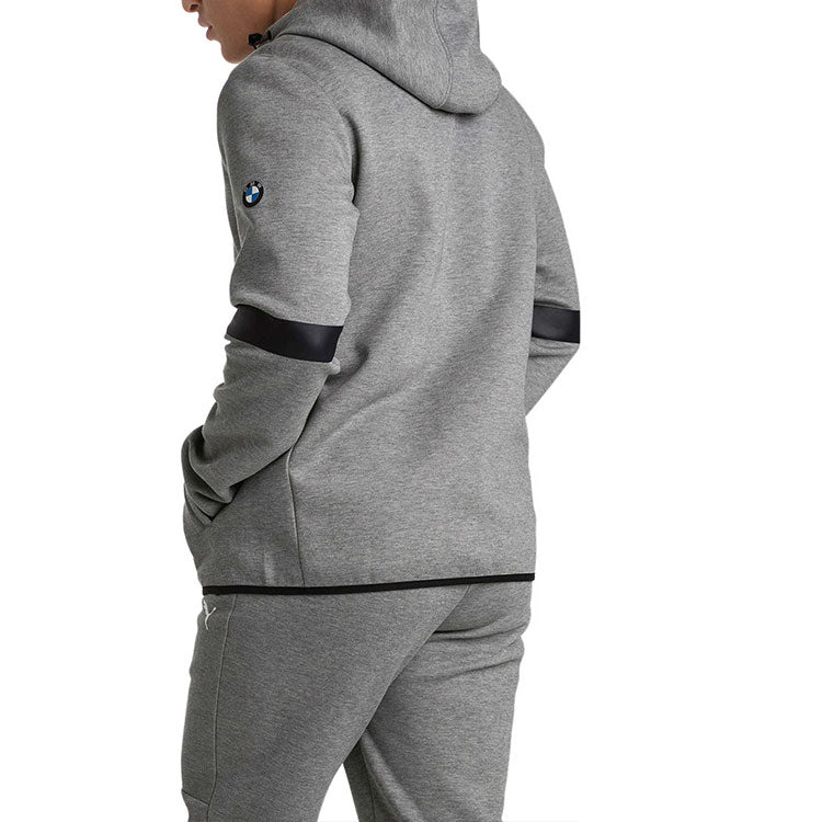 X BMW Motorsport Hooded Sweat Jacket 'Grey'
