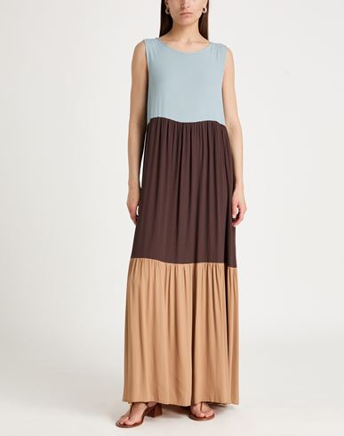 Operà Woman Maxi dress Chocolate brown Size 6 Viscose