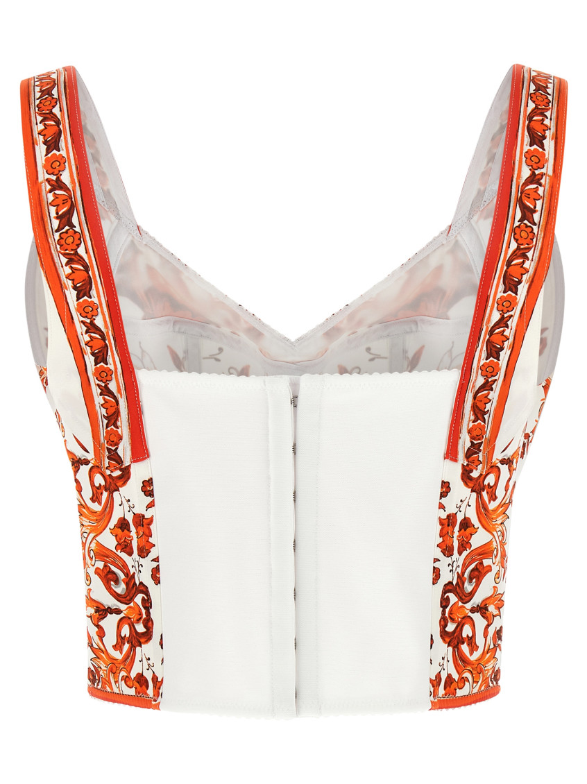 Maiolica Top Orange Tops - Women