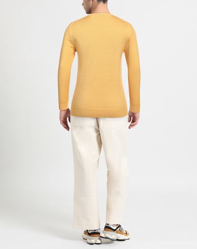 Fefè Napoli Man Sweater Marigold Size 38 Merino Wool
