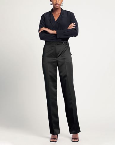 Woman Pants Black Size 2 Polyester
