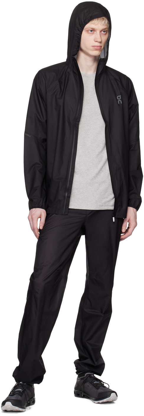 Black ultra track pants
