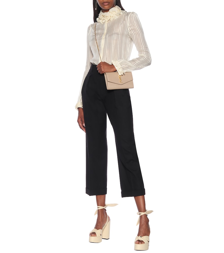 Uptown Small leather clutch