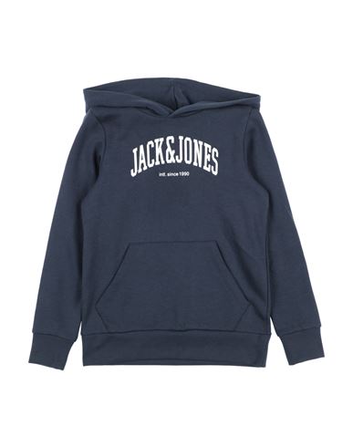 Kid Boy Sweatshirt Navy Size 10 Cotton, Polyester
