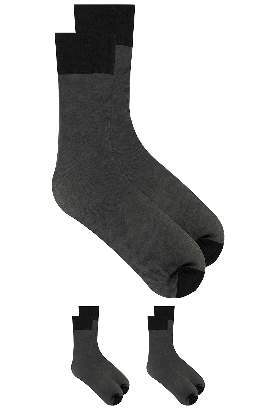 SWEDISH STOCKINGS Elin Premium Knee High 2-Pack Socks in Black - Black. a