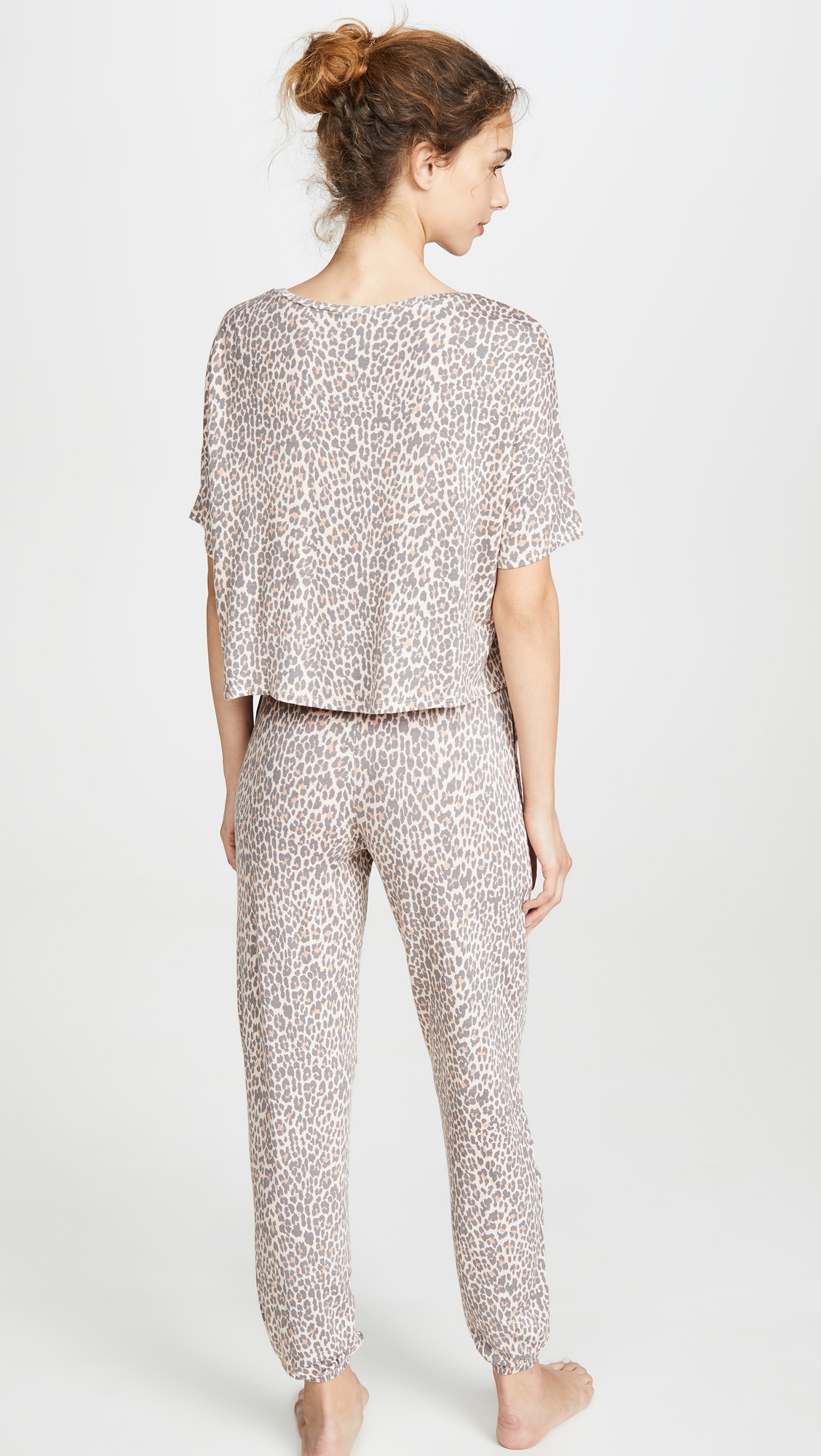 Sun Lover Lounge Pajama Set Leopard