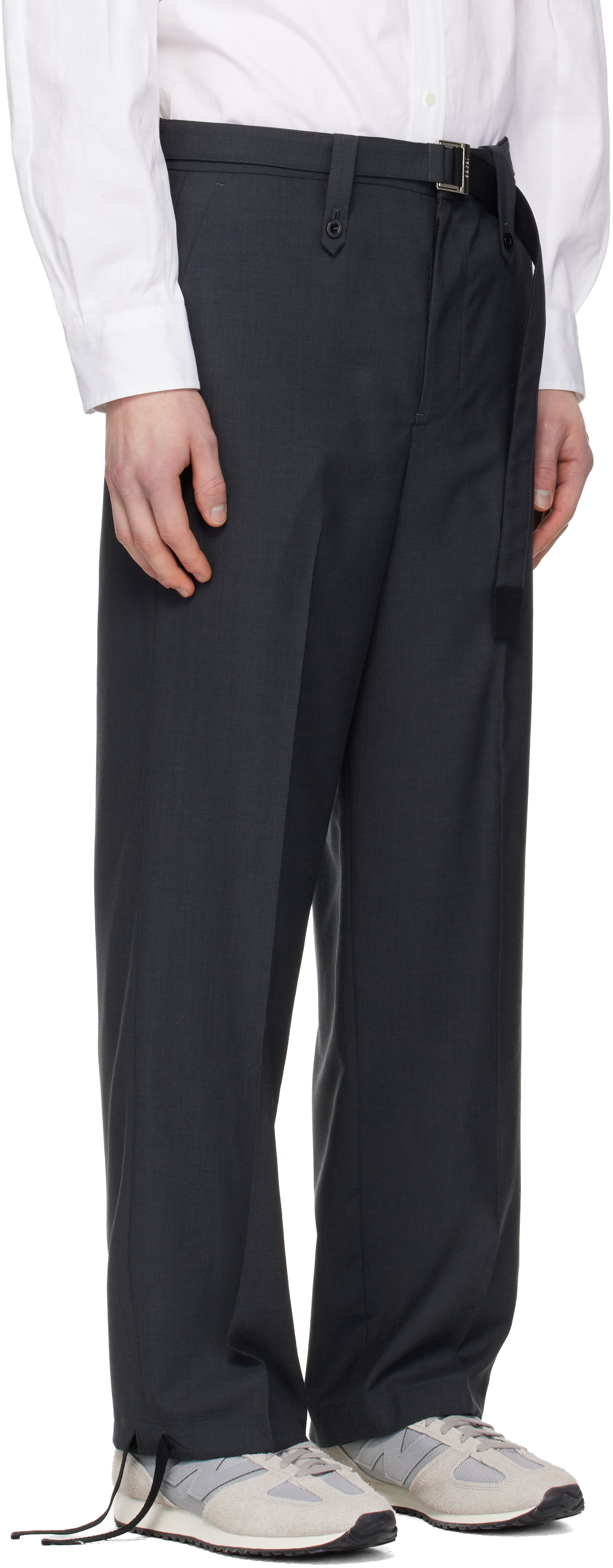 Gray Suiting Trousers