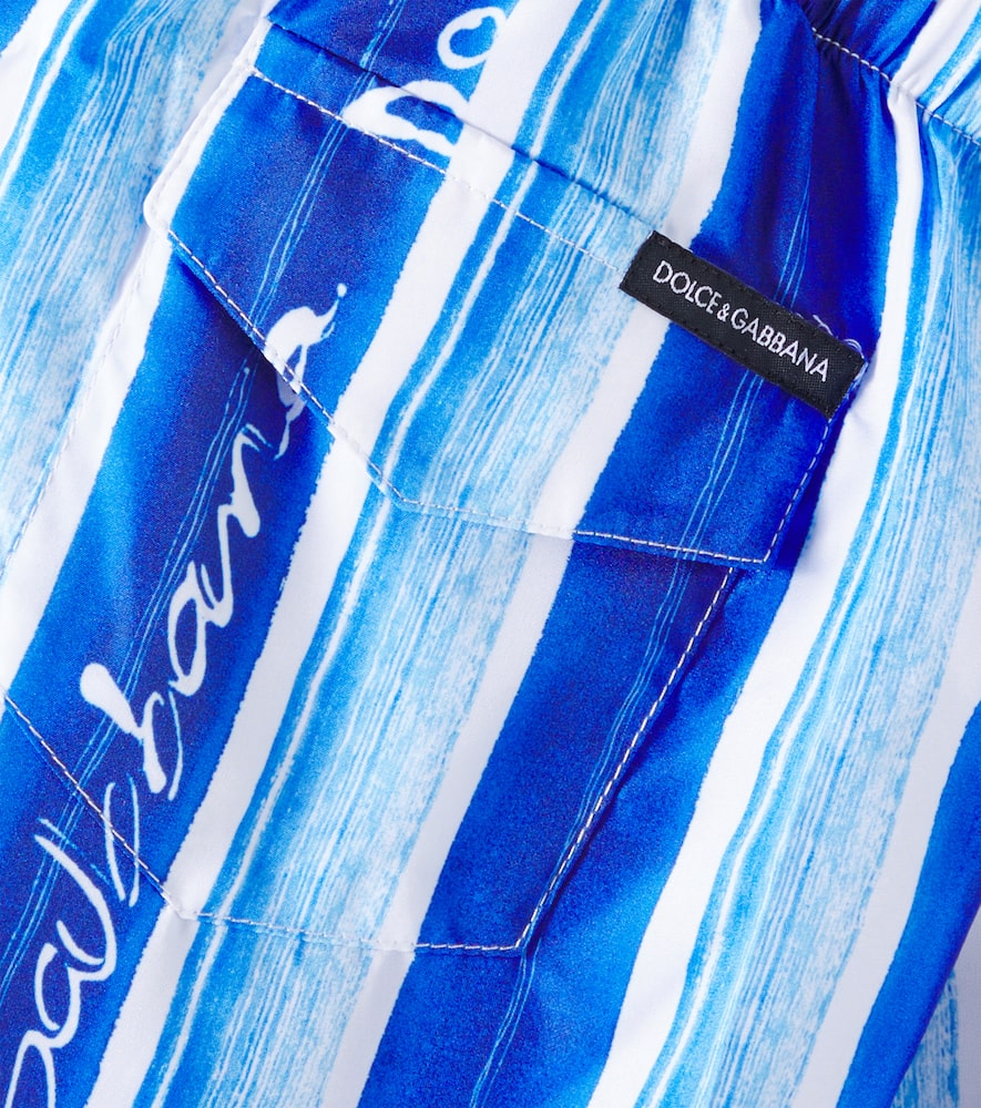 Dolce & Gabbana Kids Printed swim trunks