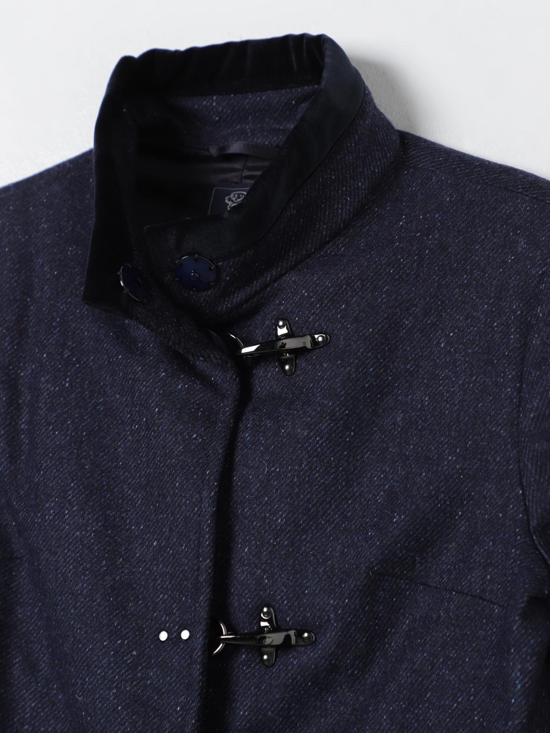 Coat Kids color Blue