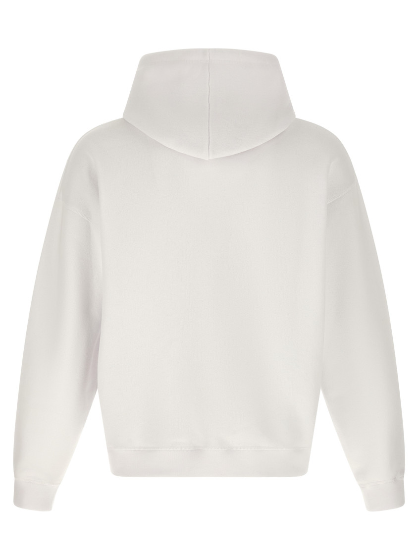 White Logo Hoodie