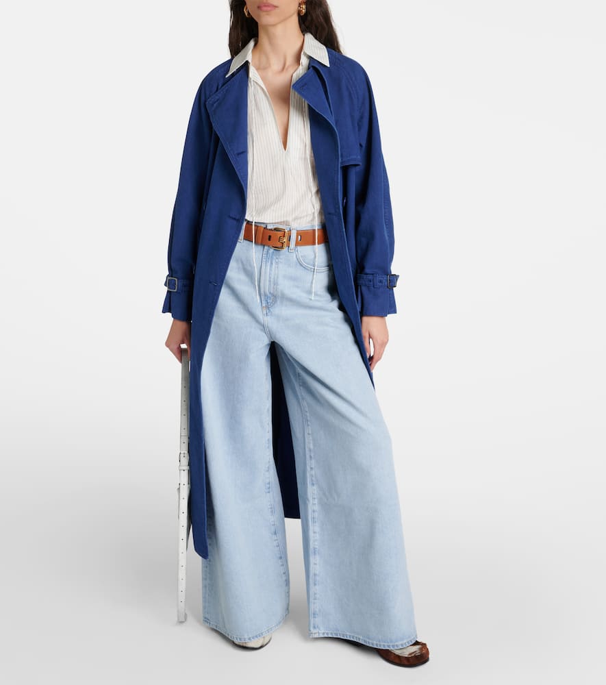 Nolan mid-rise wide-leg jeans