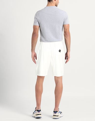 Man Shorts & Bermuda Shorts Ivory Size M Cotton