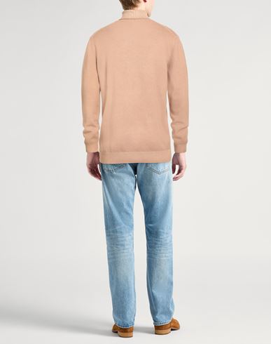 Malo Man Turtleneck Sand Size 42 Virgin Wool