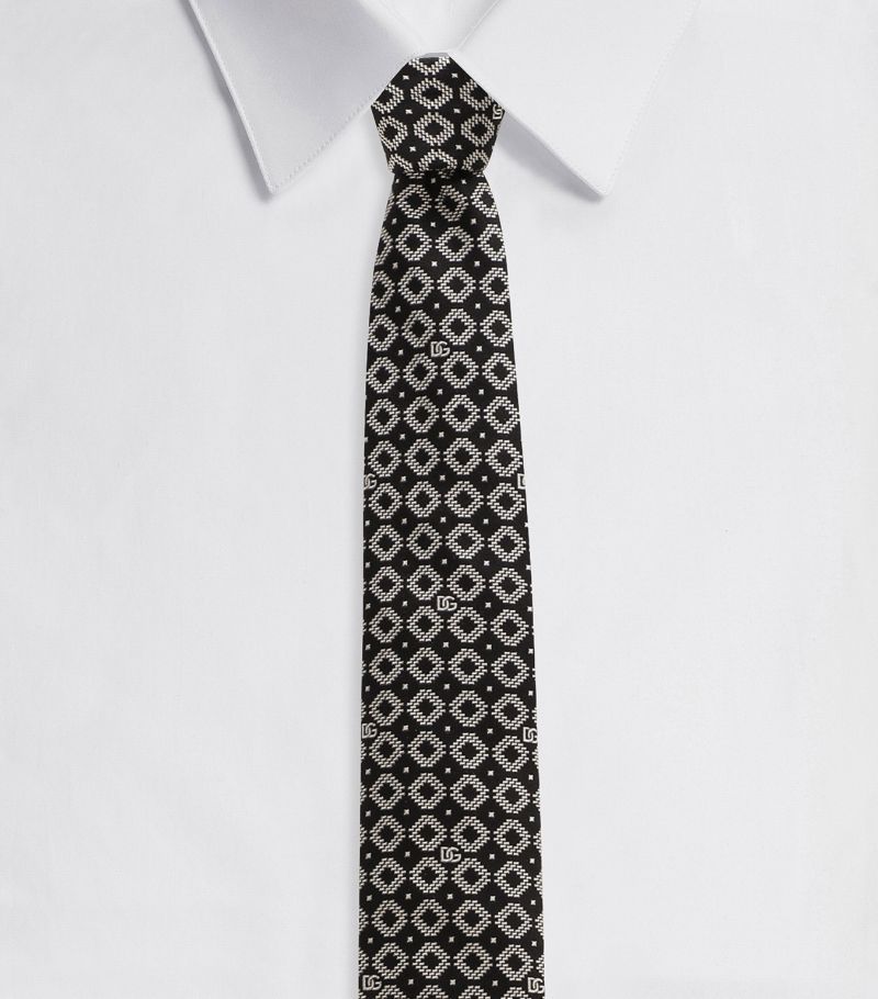 Silk Patterned Tie