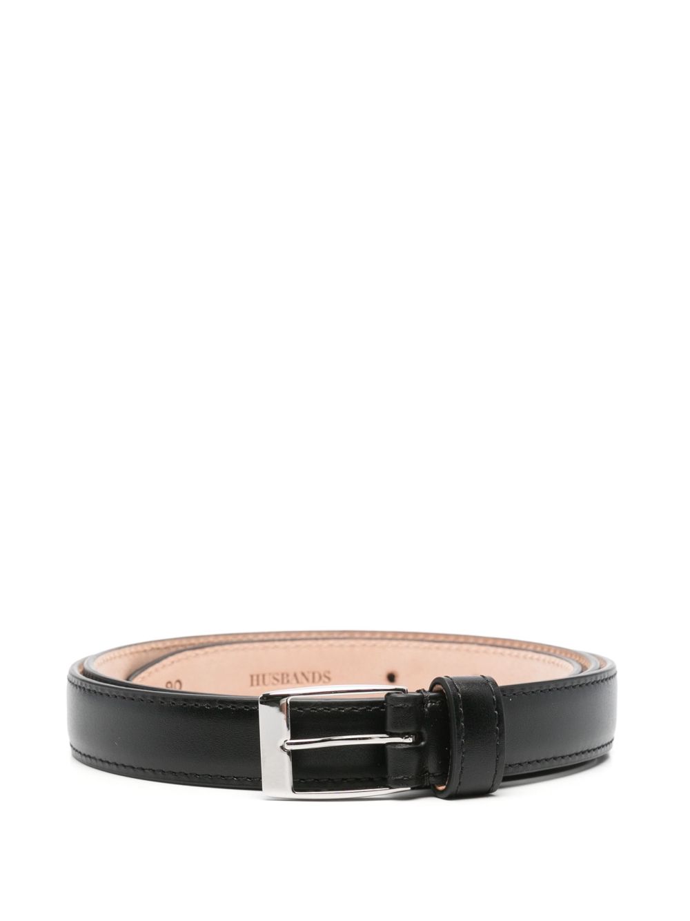 Leather belt - Black
