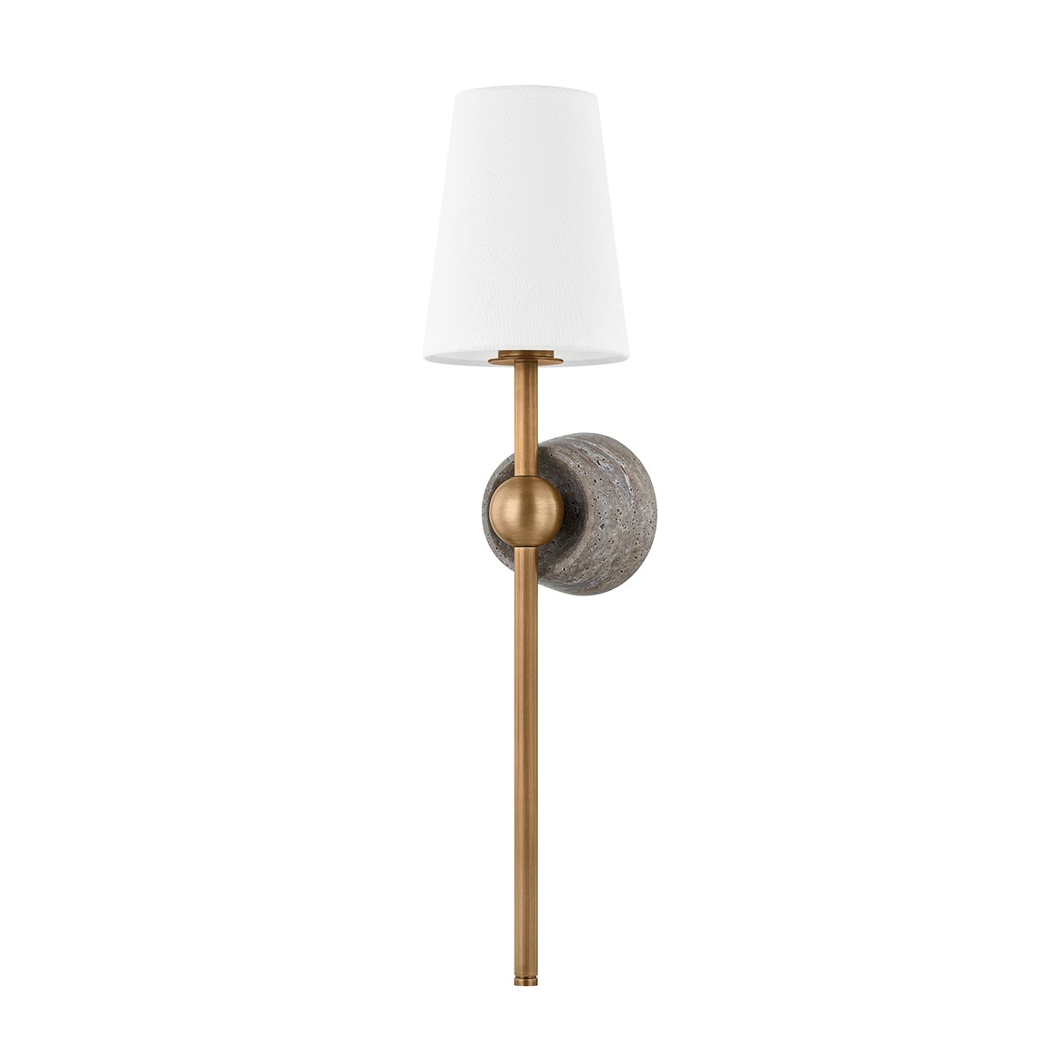 Patina Brass Wall Sconce from the Los Vilos Collection