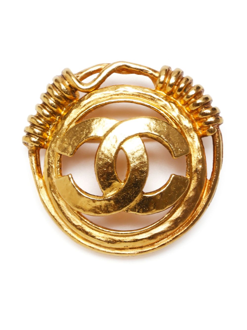 1994 CC Mark brooch - Gold