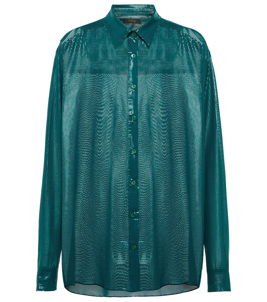 Exclusive to Mytheresa - Lamé shirt