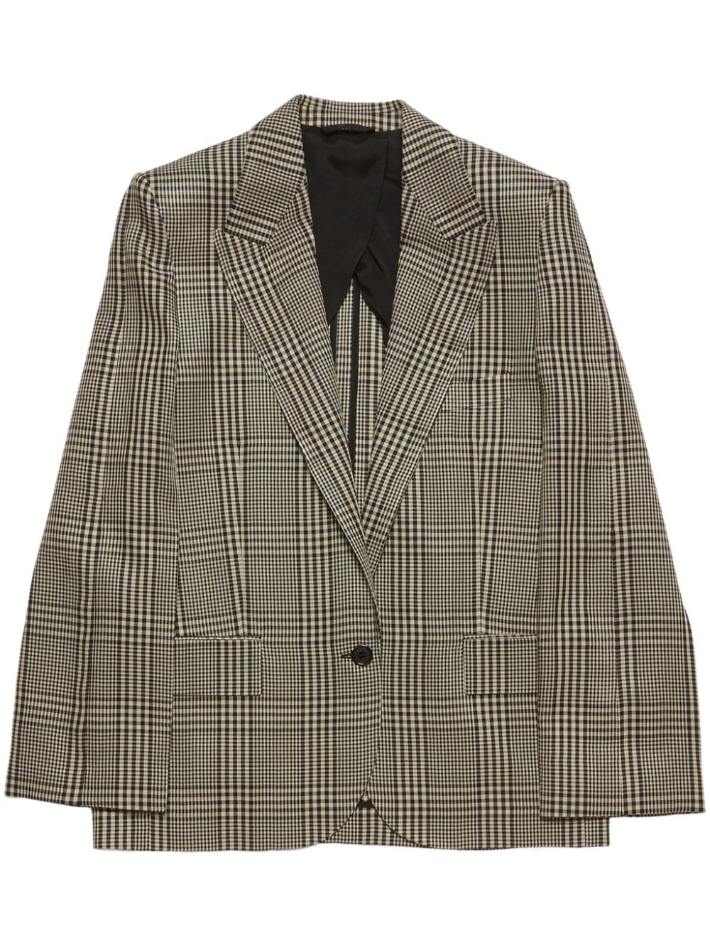 Single-breasted blazer - Brown