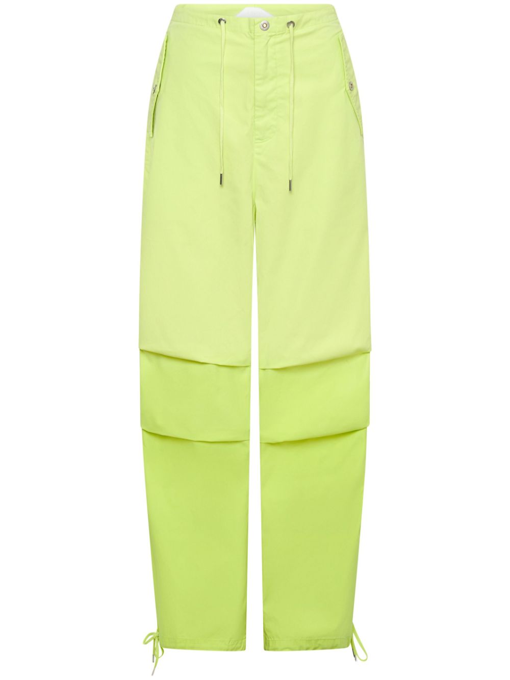 Sunfade cotton parachute pants - LIGHT ZEST/ZEST