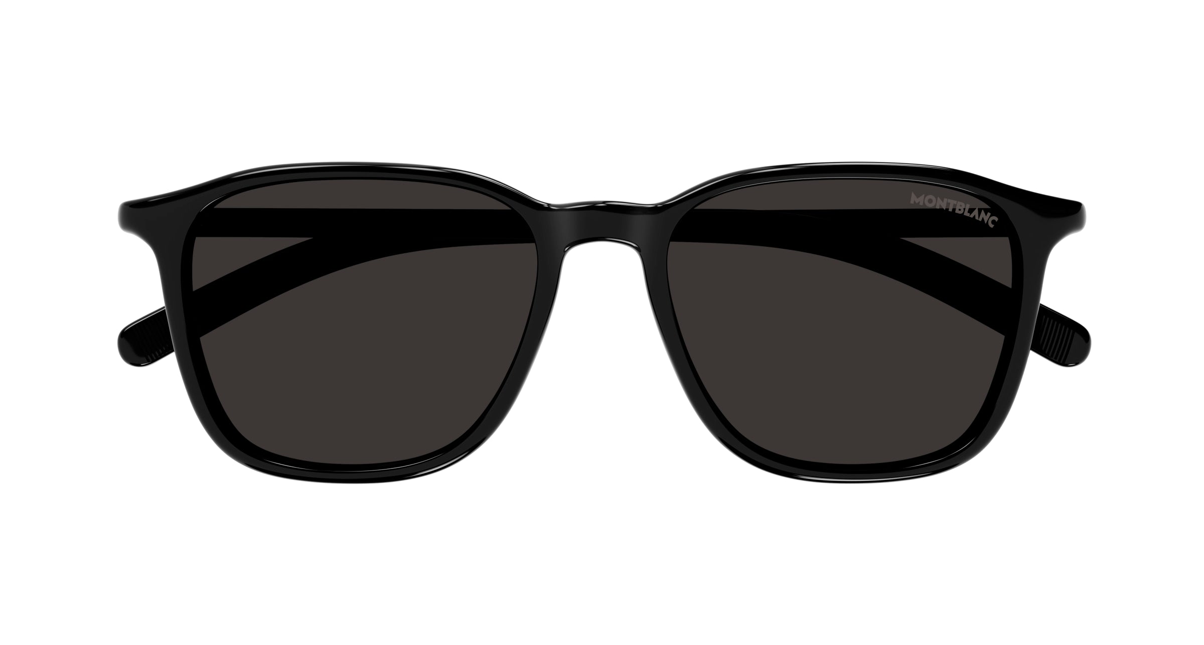Montblanc Man Montblanc MB0325S 001 Sunglasses Black Grey Round
