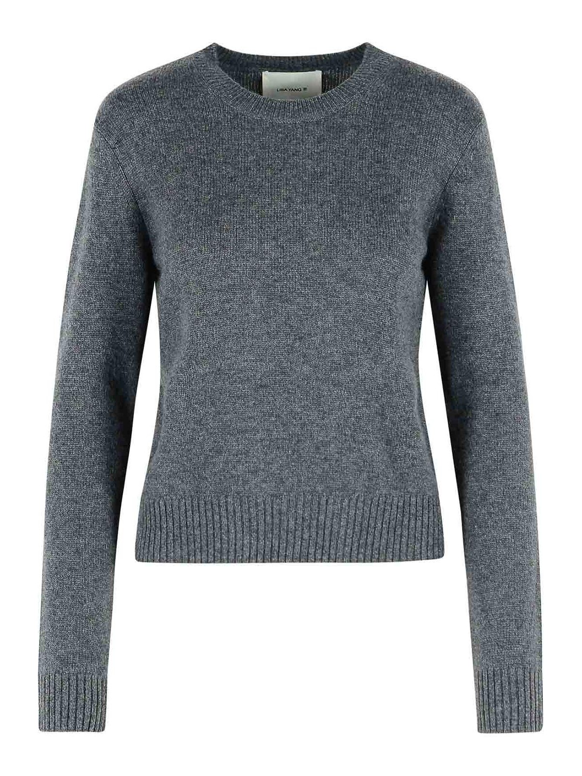 Mable' graphite cashmere sweater