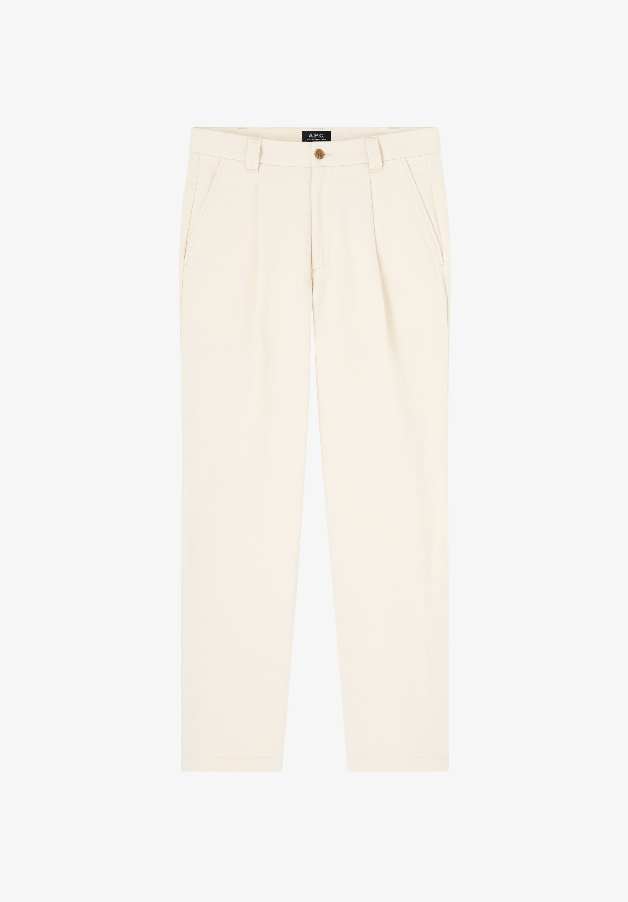 A. P.C. Men's Renato pants Size: 44 in Ecru