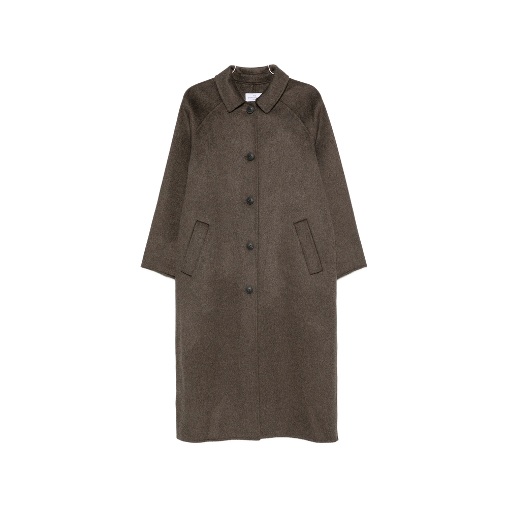 Single-breasted Wool-blend Coat