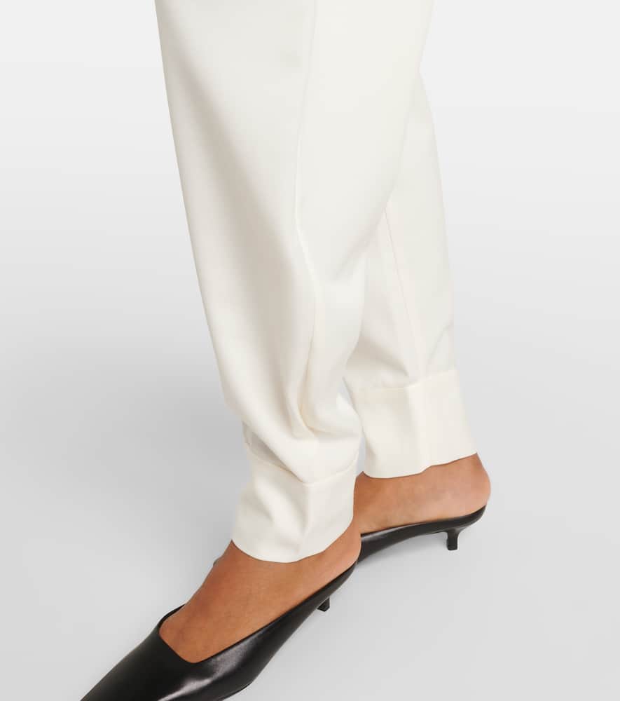 Róhe Wool-blend barrel-leg pants