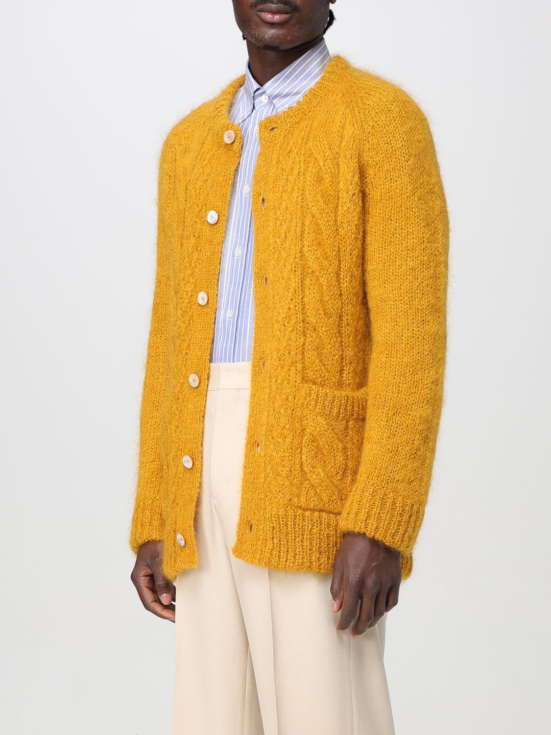 Cardigan VALENTINO Men color Yellow