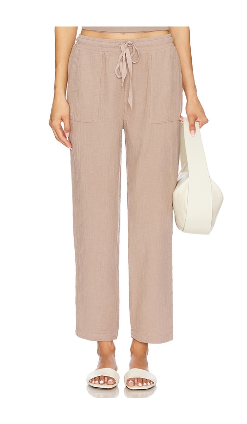 Bobi Beach Pant in Taupe.  XS. Also in L, M