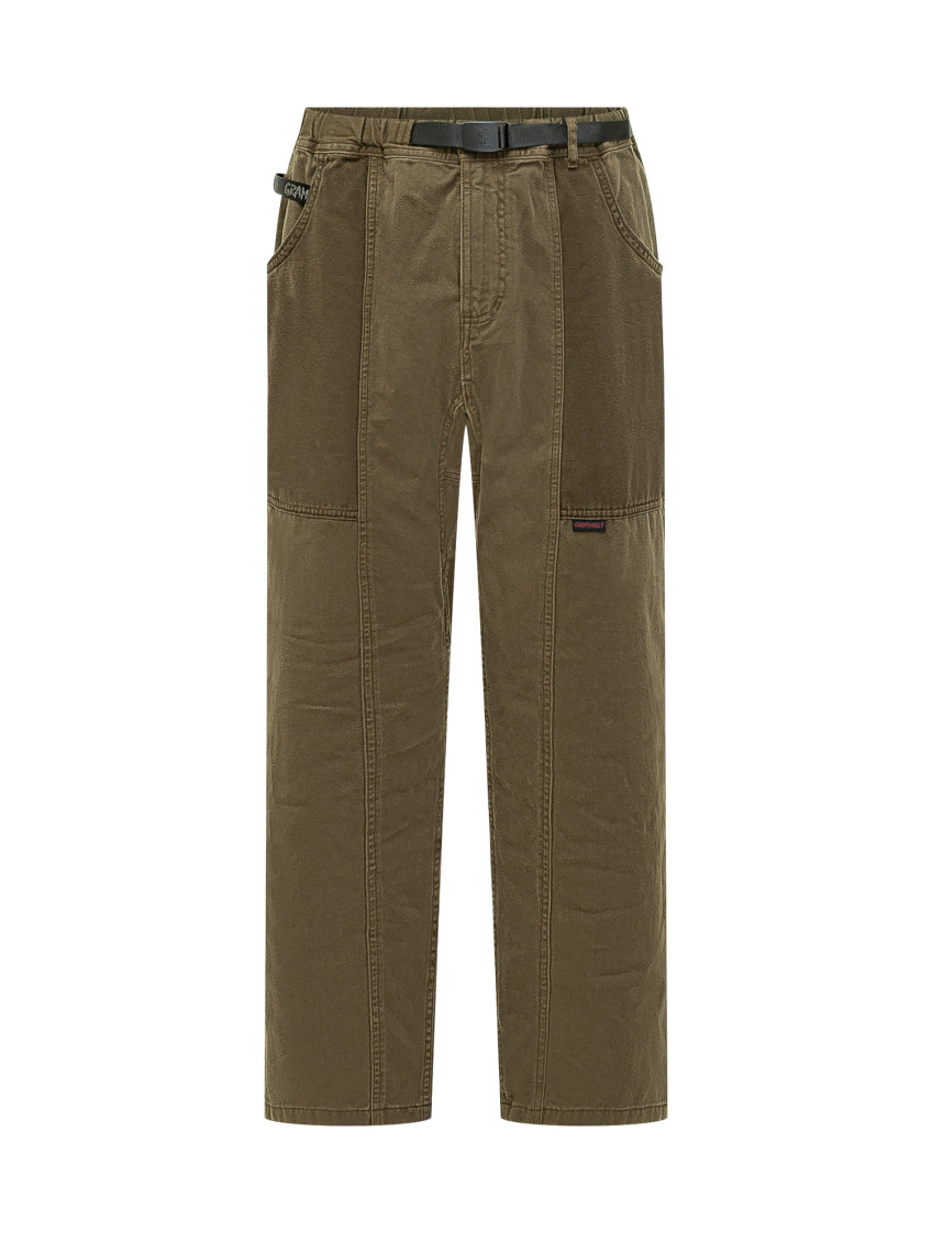 Green Straight Cargos Pants