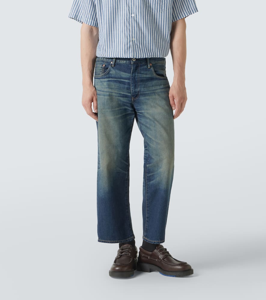 Junya Watanabe Faded straight jeans