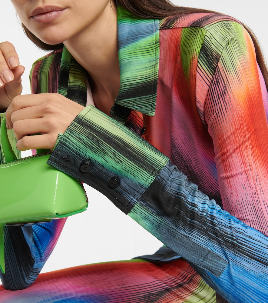 Elton printed shirt dress