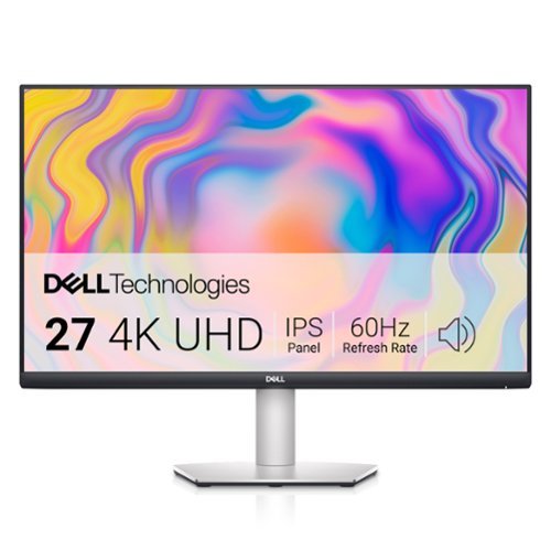 "S2722QC 27.0"" 4K IPS LED UHD - AMD FreeSync - VESA - Monitor (USB-C, HDMI) - Platinum Silver"